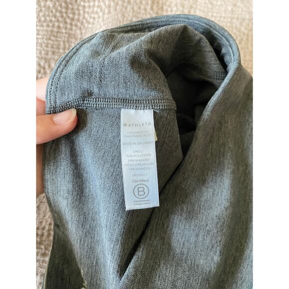 ATHLETA Ultimate Stash Pocket Gray 9" Shorts Size Small - Picture 4 of 6